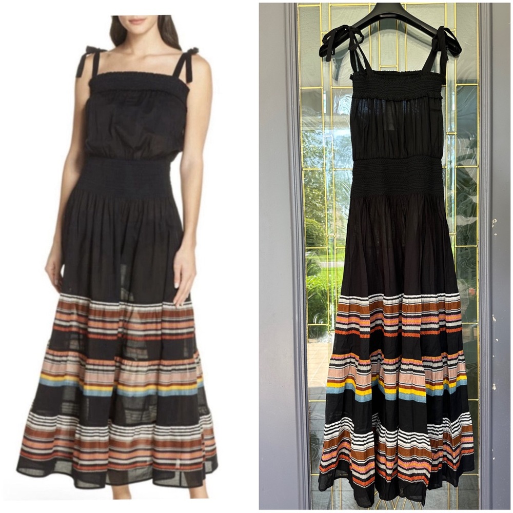 NWT TORY BURCH smocked sundress XS - Picture 3 of 7